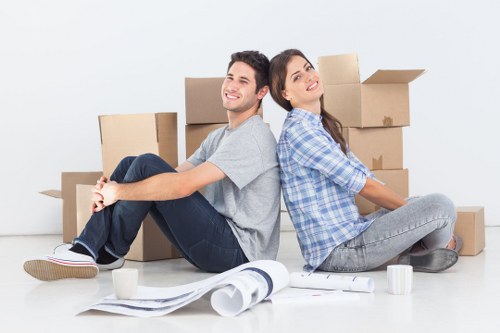 Commercial relocation service helping a company settle into a new Ealing office