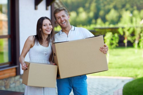 Moving boxes and wrapping materials suitable for local relocations
