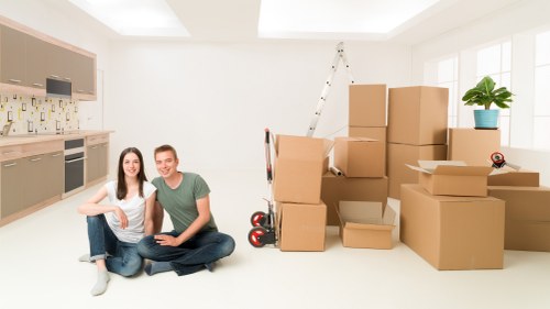 Moving van serving residential and commercial customers in Ealing