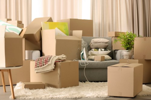 Cubic-yard moving estimate for an Ealing property