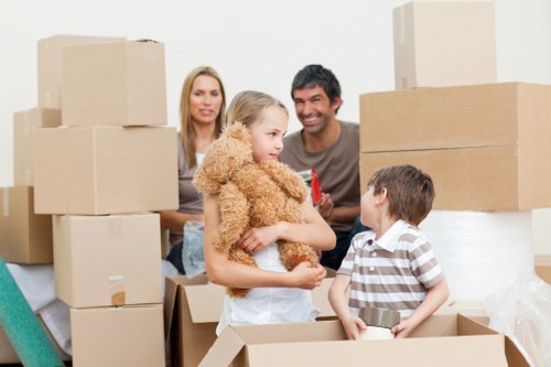 Packing and preparing items for storage in Ealing